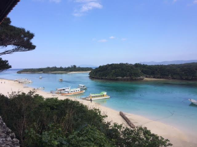 石垣島一周ドライブで訪れた川平湾の写真