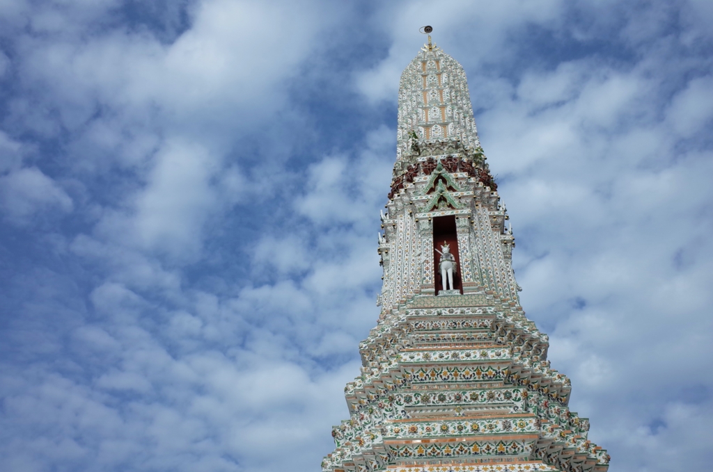 バンコクの三大寺院ツアーで見たワット・アルンの写真