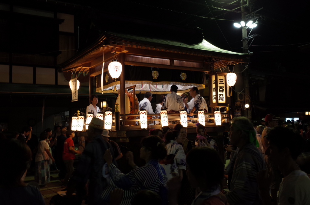 郡上踊りで撮影した写真