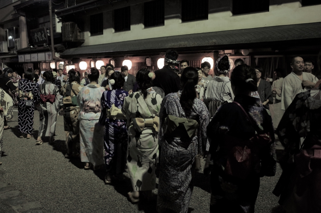 郡上踊りで撮影した屋台の写真