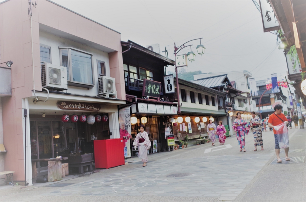 郡上踊りで撮影した朝方の写真