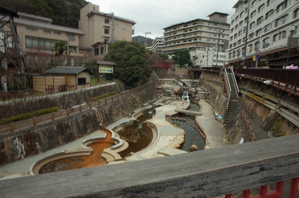 女ひとり旅の日帰りで訪れた有馬温泉の写真