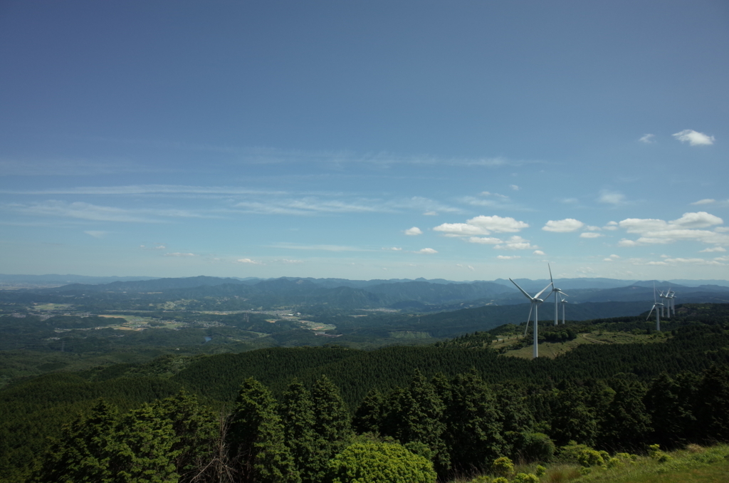 バイクで大阪から訪れた青山高原ツーリングの写真