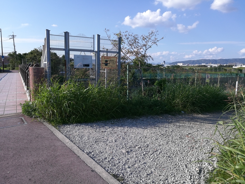 バイクで訪れた千里川土手の周辺写真