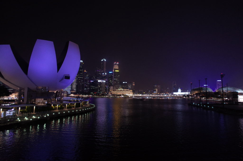 シンガポールの夜景