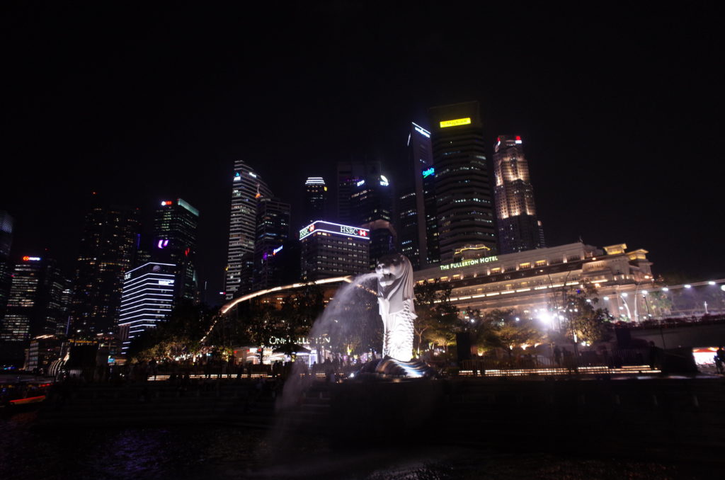 シンガポールの夜景の写真